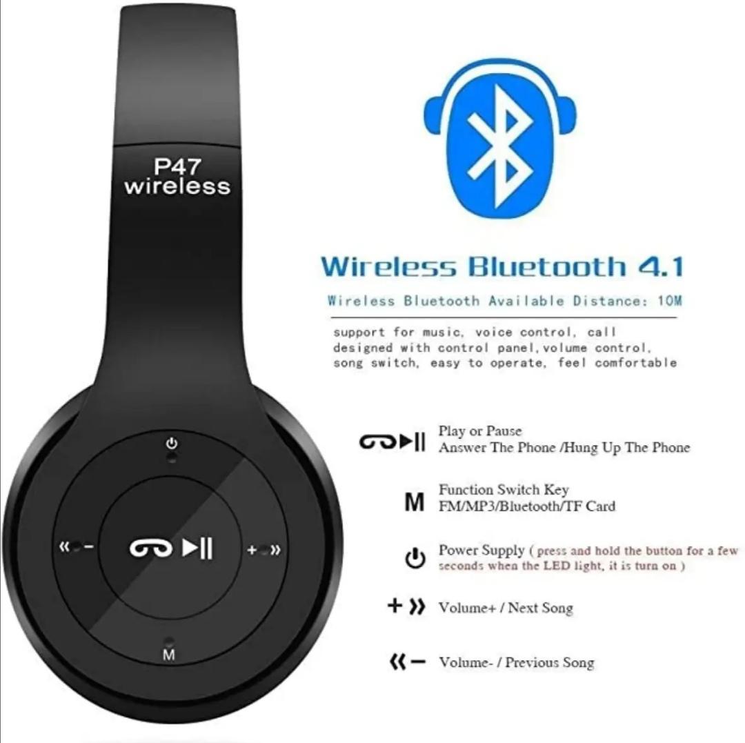 P47 Wireless Headphone - Premium Quality