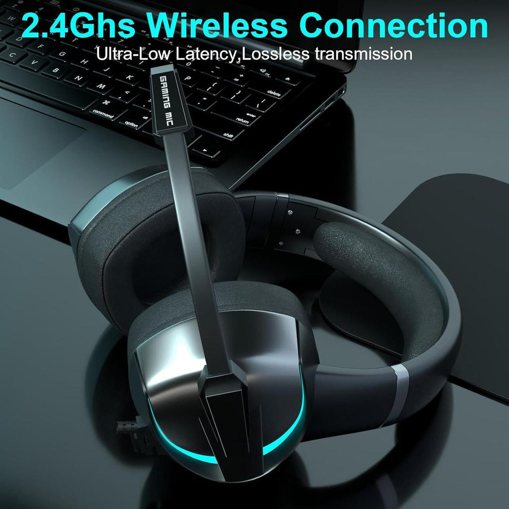 BEEXCELLENT GM-7 RGB Gaming Headset with 7.1 Surround Sound, Noise-Cancelling Microphone, and LED Lighting