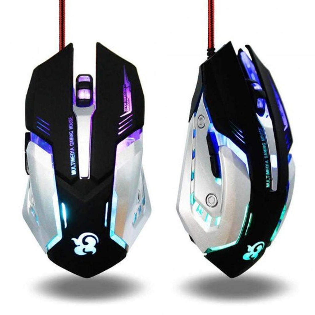 C25 Wired Optical Gaming Mouse, RGB LED, High Precision, USB Wired, Ergonomic, Comfort for PC Gamers