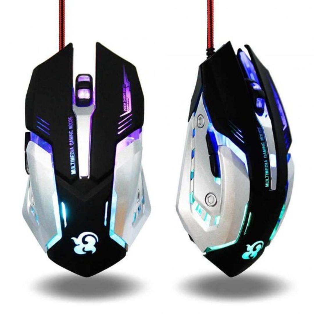 C25 Wired Optical Gaming Mouse, RGB LED, High Precision, USB Wired, Ergonomic, Comfort for PC Gamers