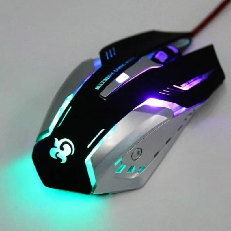 C25 Wired Optical Gaming Mouse, RGB LED, High Precision, USB Wired, Ergonomic, Comfort for PC Gamers